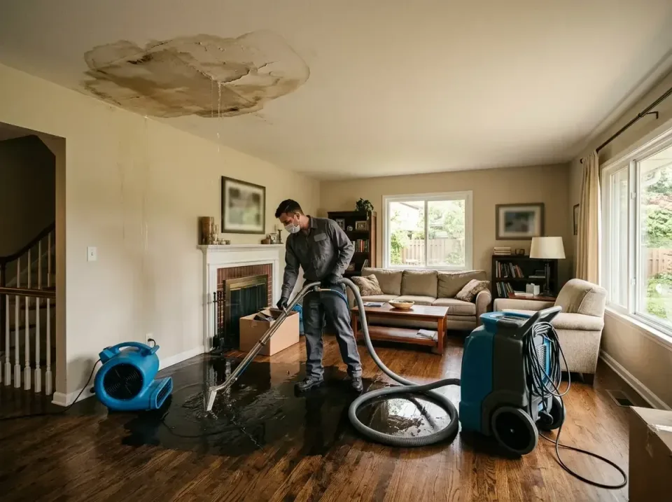 attic-pipe-burst-ceiling-drip-008 — frequently asked questions, Water Damage Restoration & Carpet Care in Braddock, VA